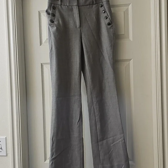 White House Black Market Gray Pant Size 00S  (26 In Waist) - Picture 3 of 8